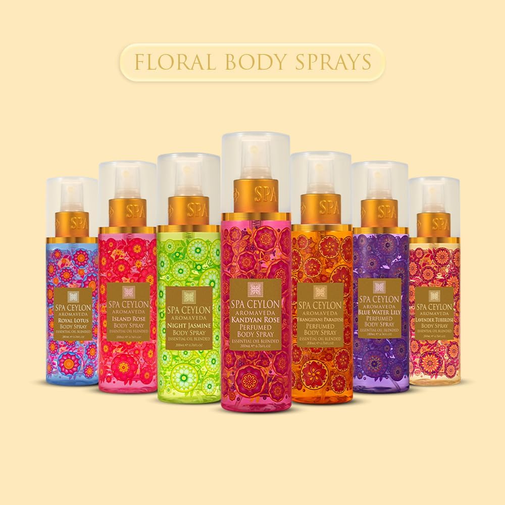 Amazon.com : SPA CEYLON Tuberose Body Spray, Fragrant Body Mist